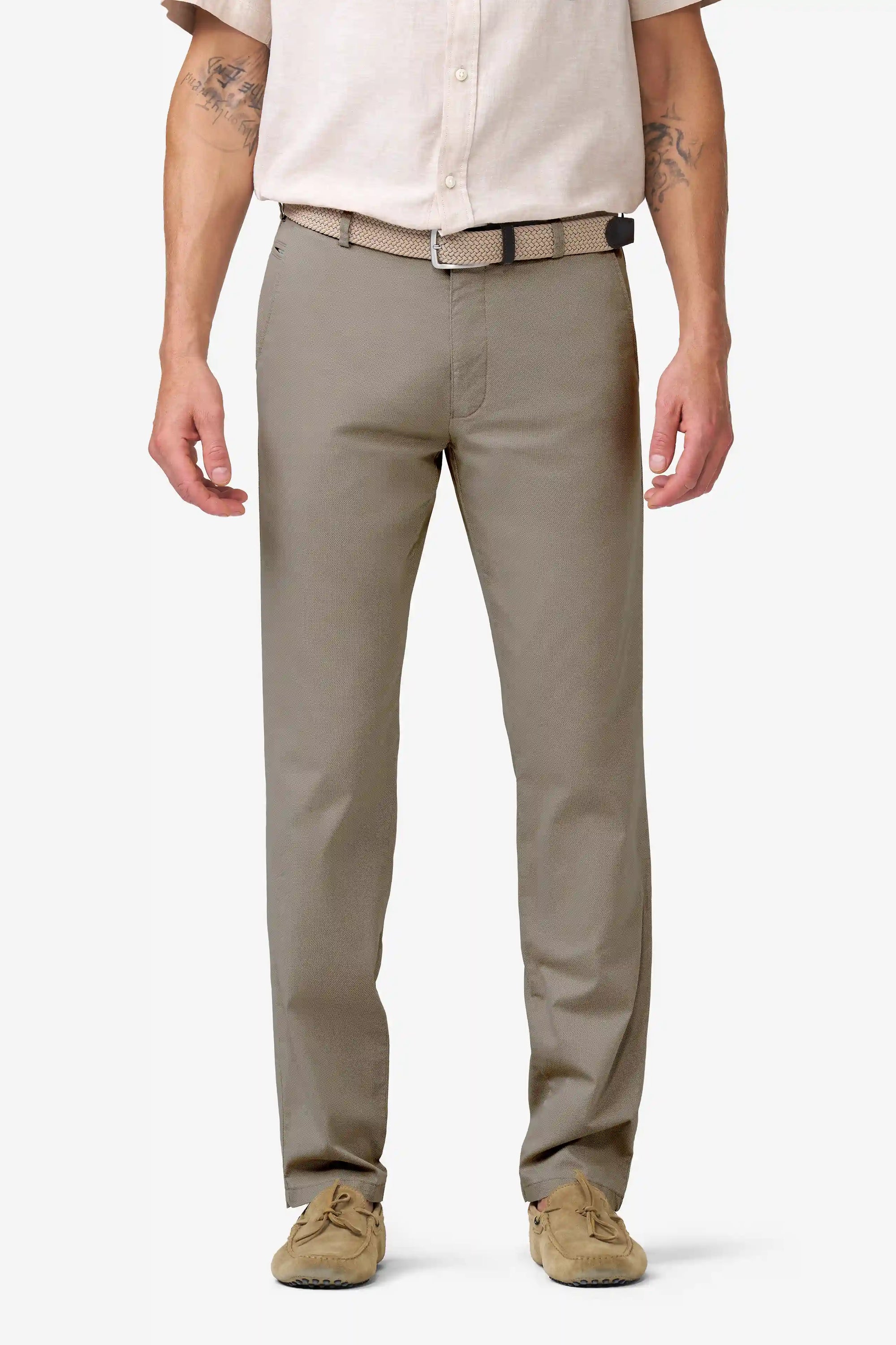 Bonn 1-5075 CHINOS WITH A MICRO PRINT