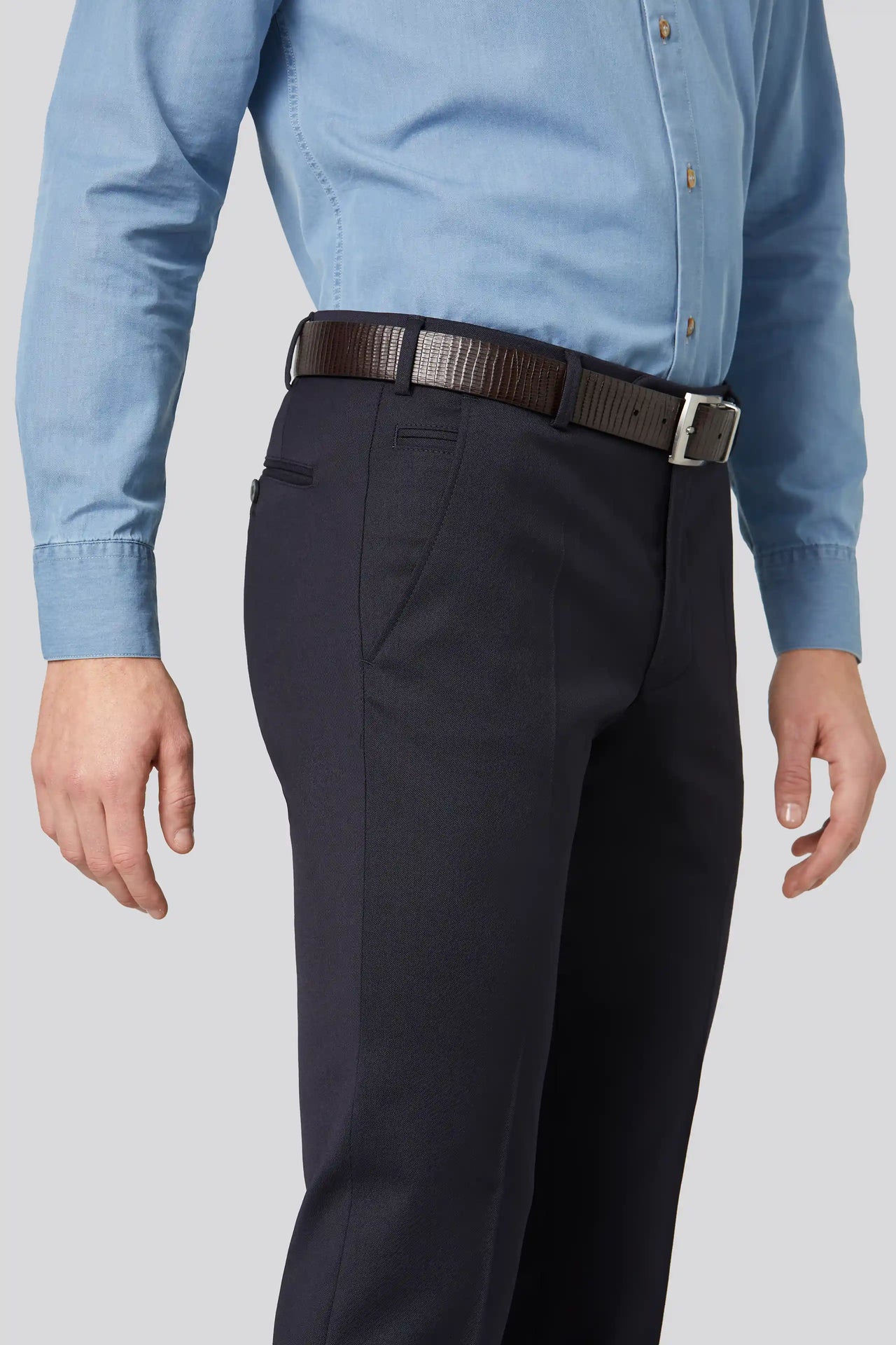 Roma 9-303 CHINOS MADE FROM VIRGIN WOOL TWILL